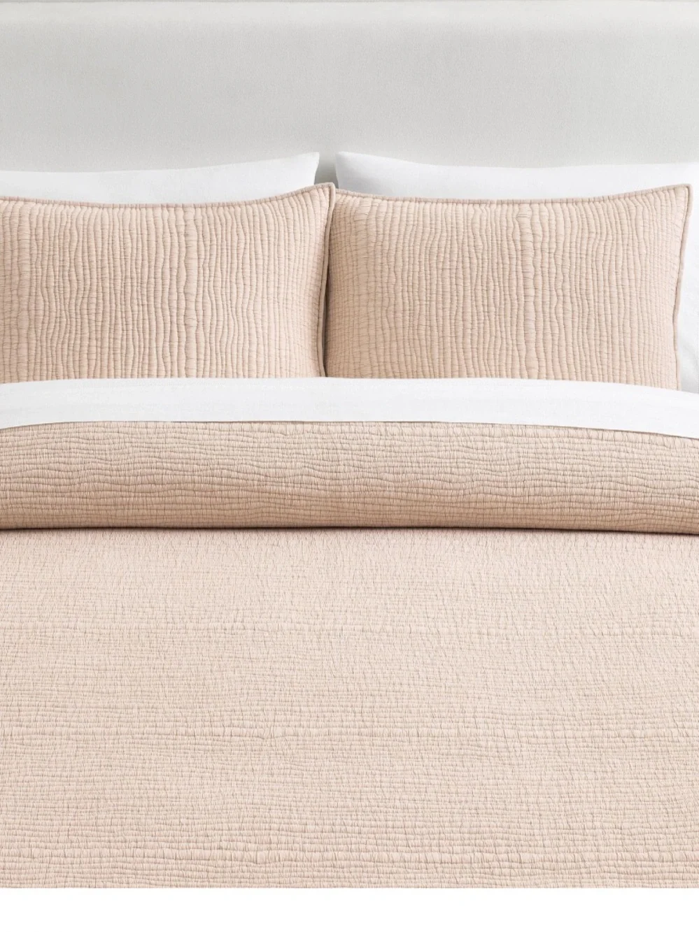 Pottery Barn Coastal Washed Quilt blush